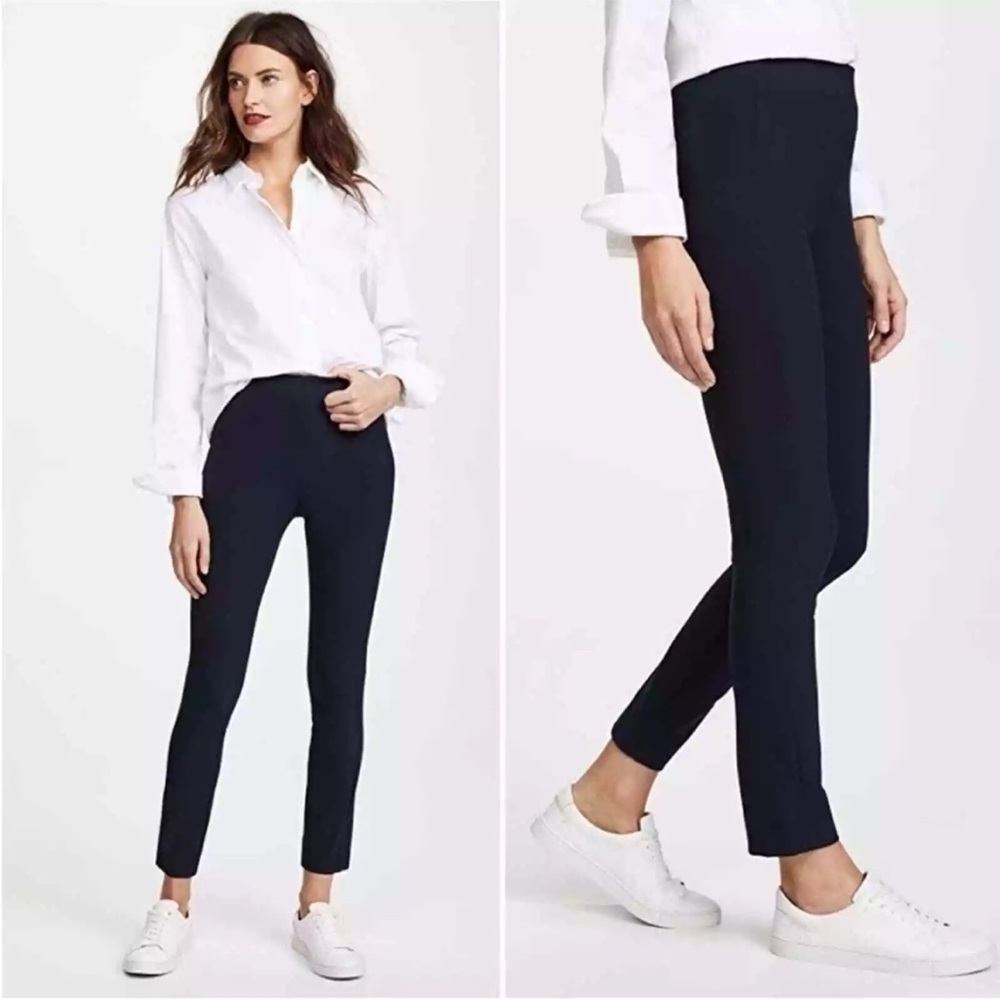 Rag & Bone Simone Blue Slim Straight Ankle Crop Pants Women’s Sz 4 High Rise